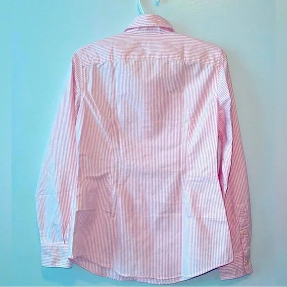 NWOT Polo Ralph Lauren Striped Knit Oxford Shirt - Picture 4 of 5